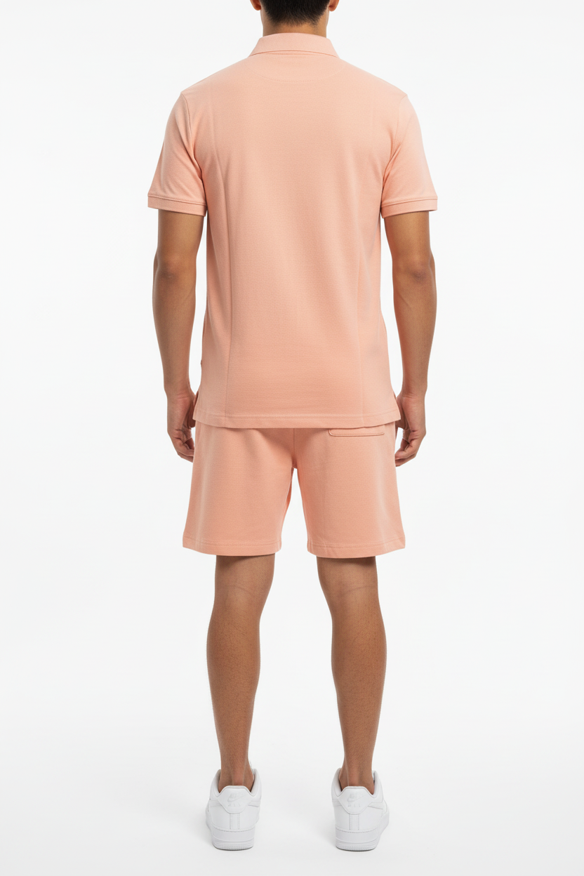 Polo set Ibiza Salmon