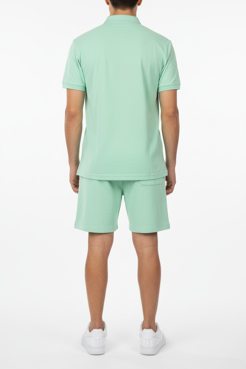 Polo set Ibiza Mintgroen