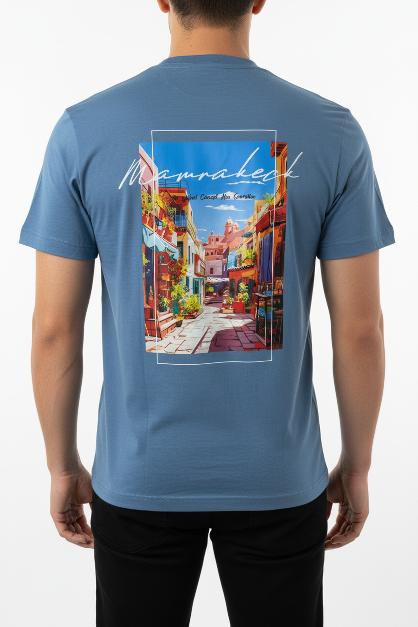 Marra T-Shirt Licht Blauw