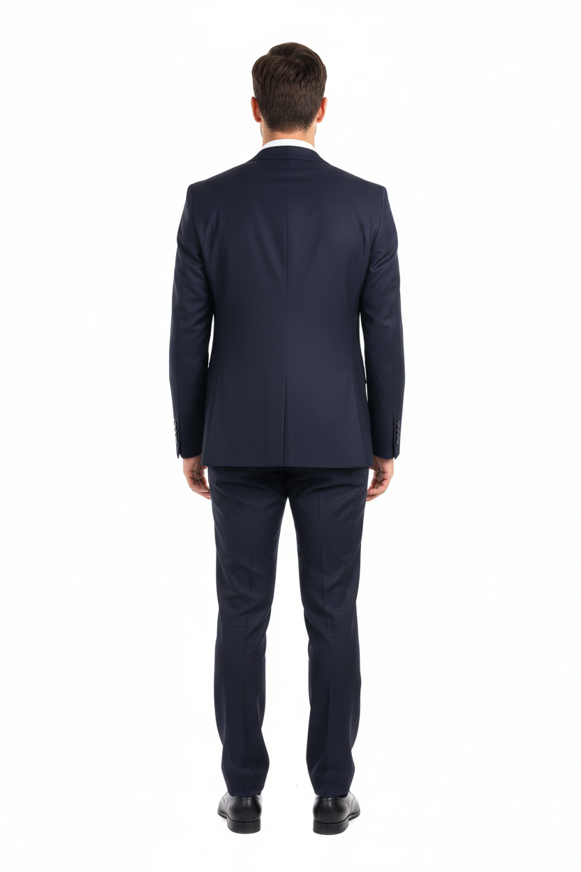 Morvelli Driedelig Pak Navy