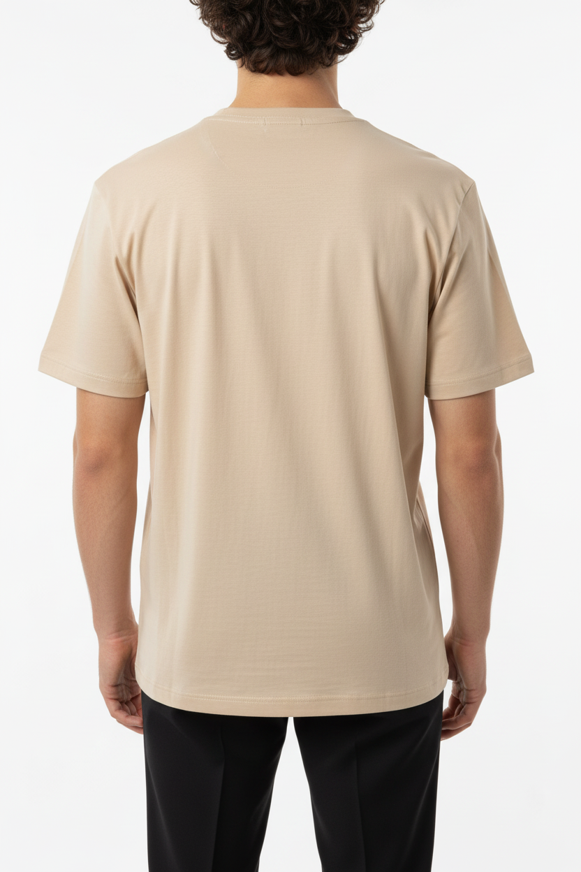 Beige T-Shirt Basic