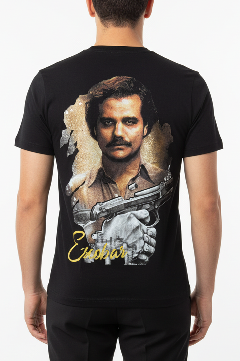 T-shirt Zwart Escobar