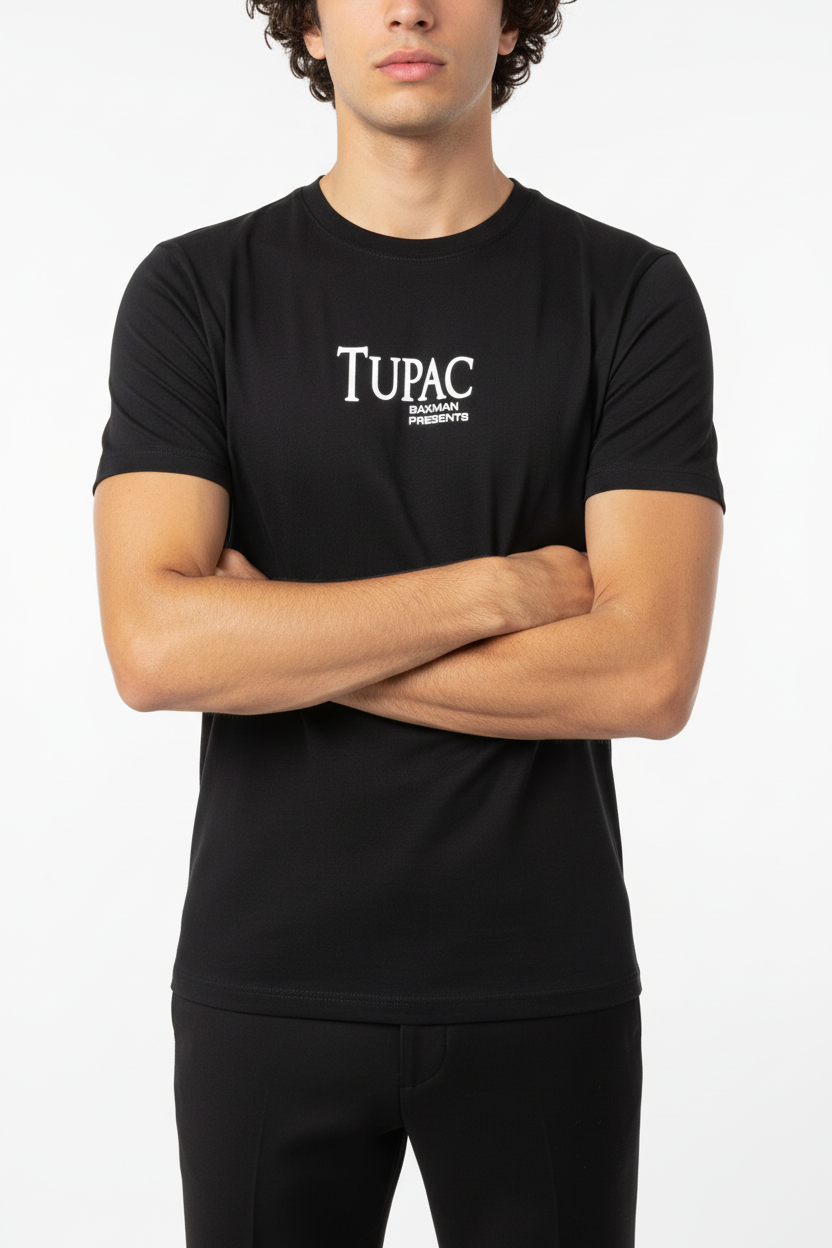 T-shirt Zwart Tupac
