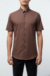 Short Sleeve Shirt Brown
