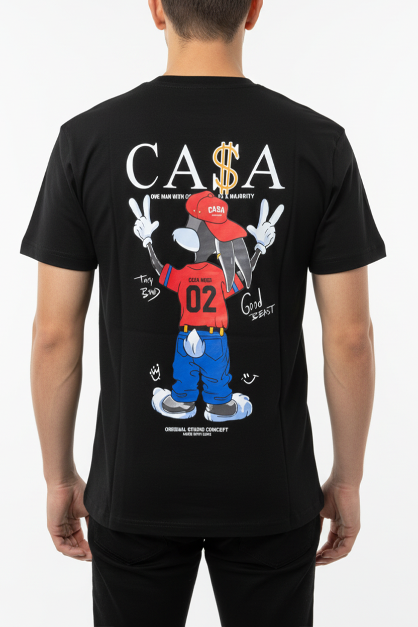 CASA T-Shirt Zwart