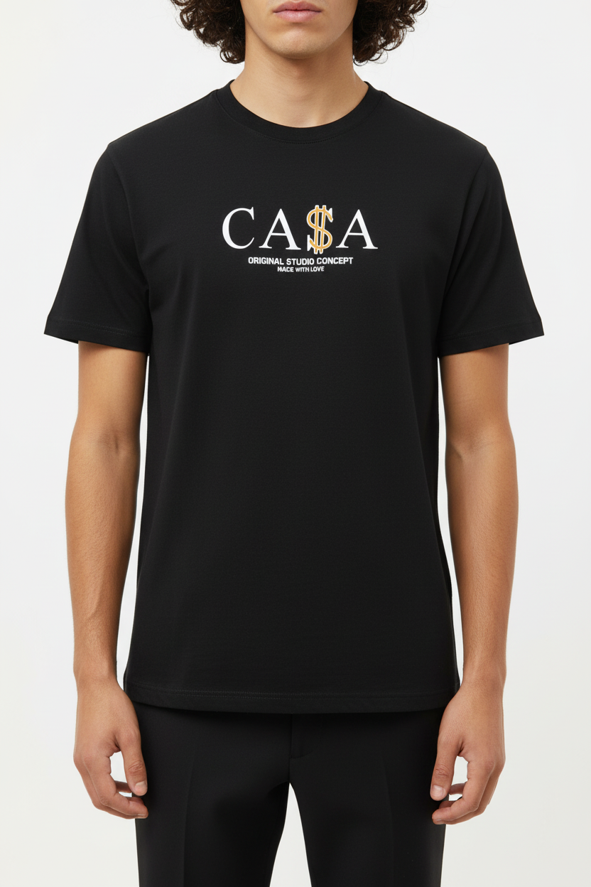 CASA T-Shirt Zwart