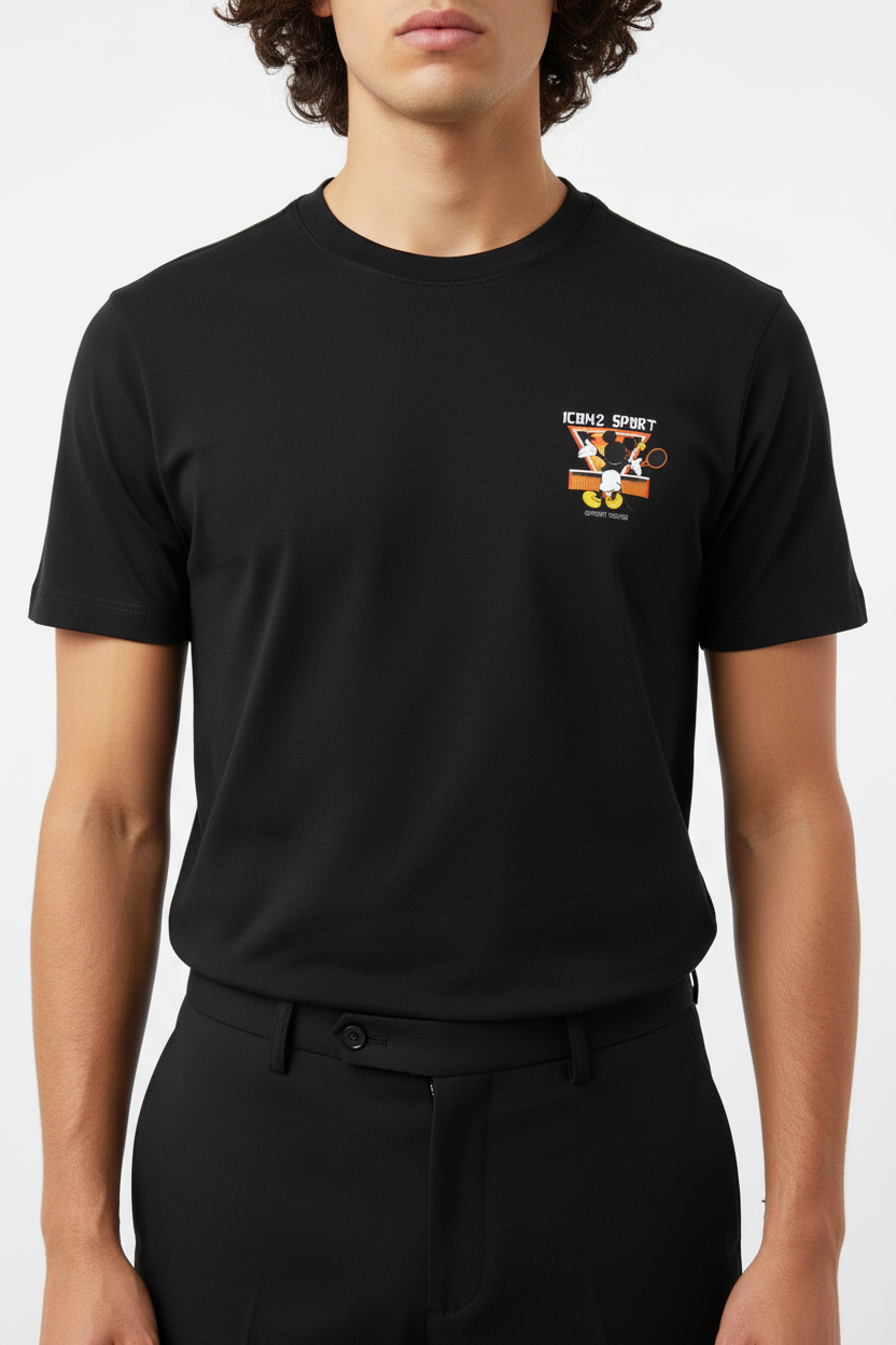 ICON2 SPORT T-Shirt Zwart