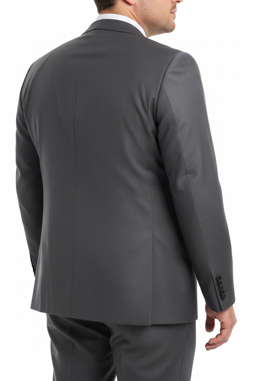 El traje de tres piezas Vittorio antracita