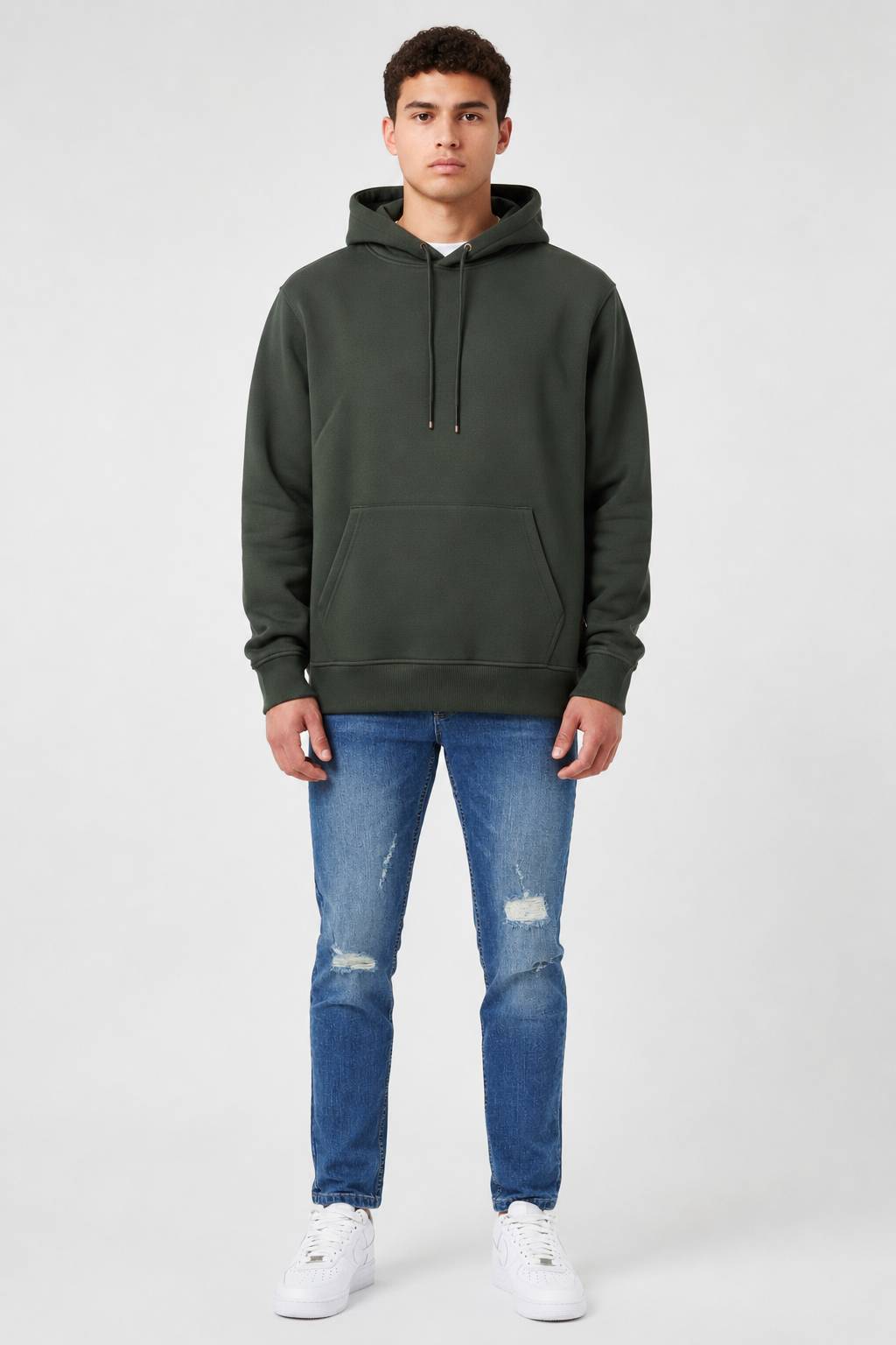 Daily Set Hoodie Donker Groen & Blauw