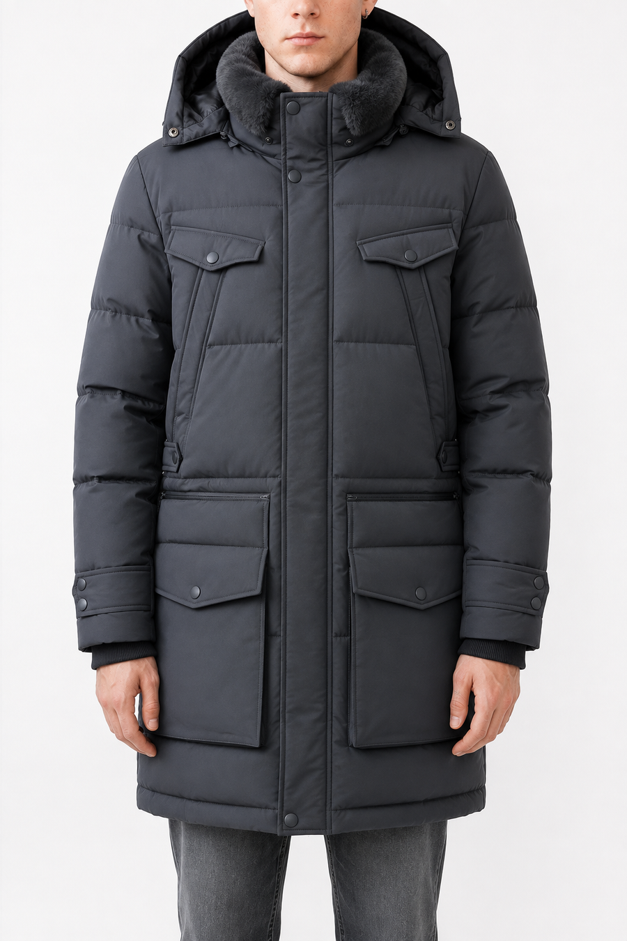 Parka Winterjas Federico Antraciet
