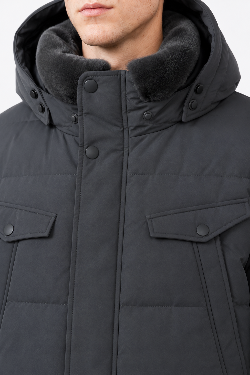Parka Winterjas Federico Antraciet