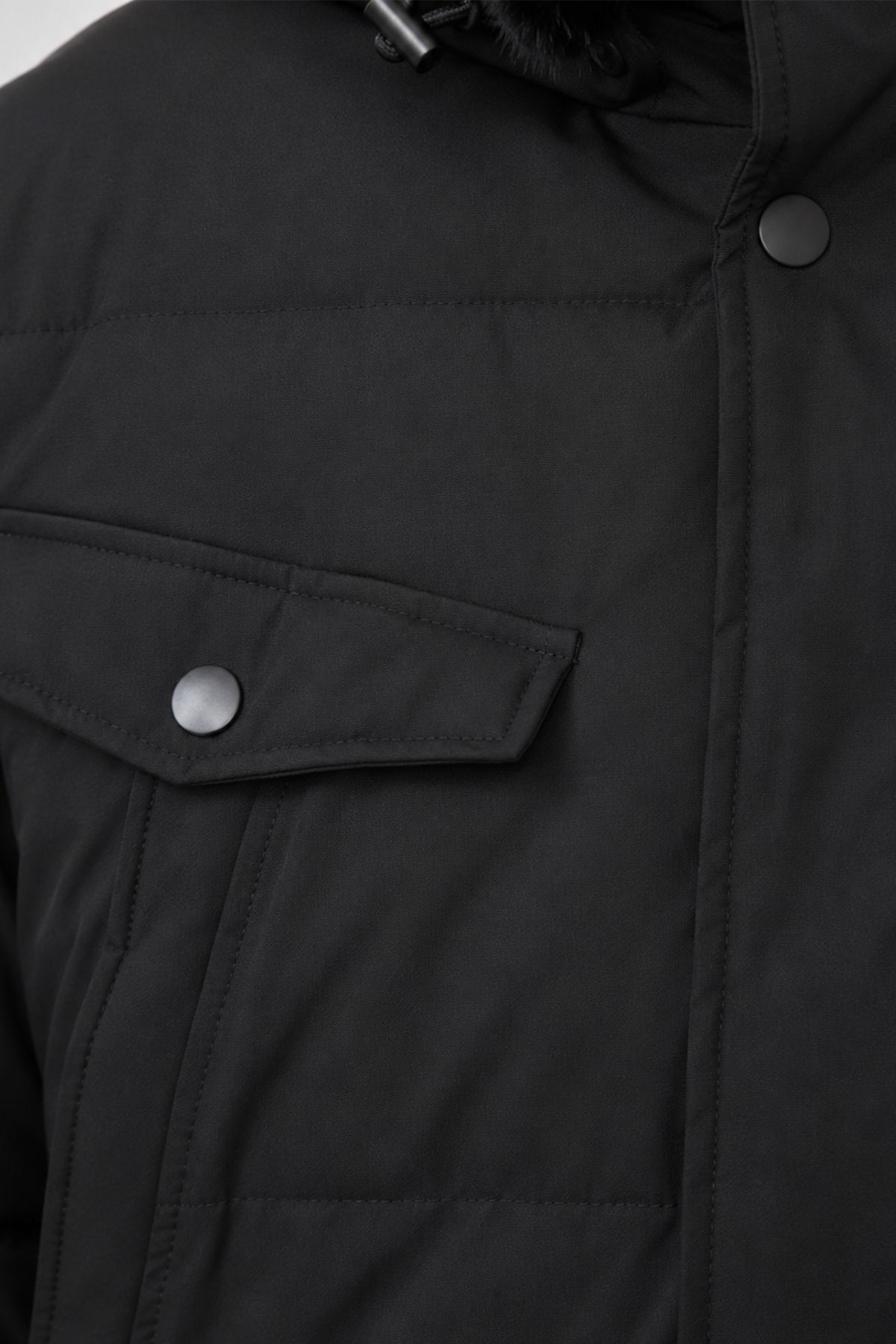 Parka Winterjacke Federico Schwarz
