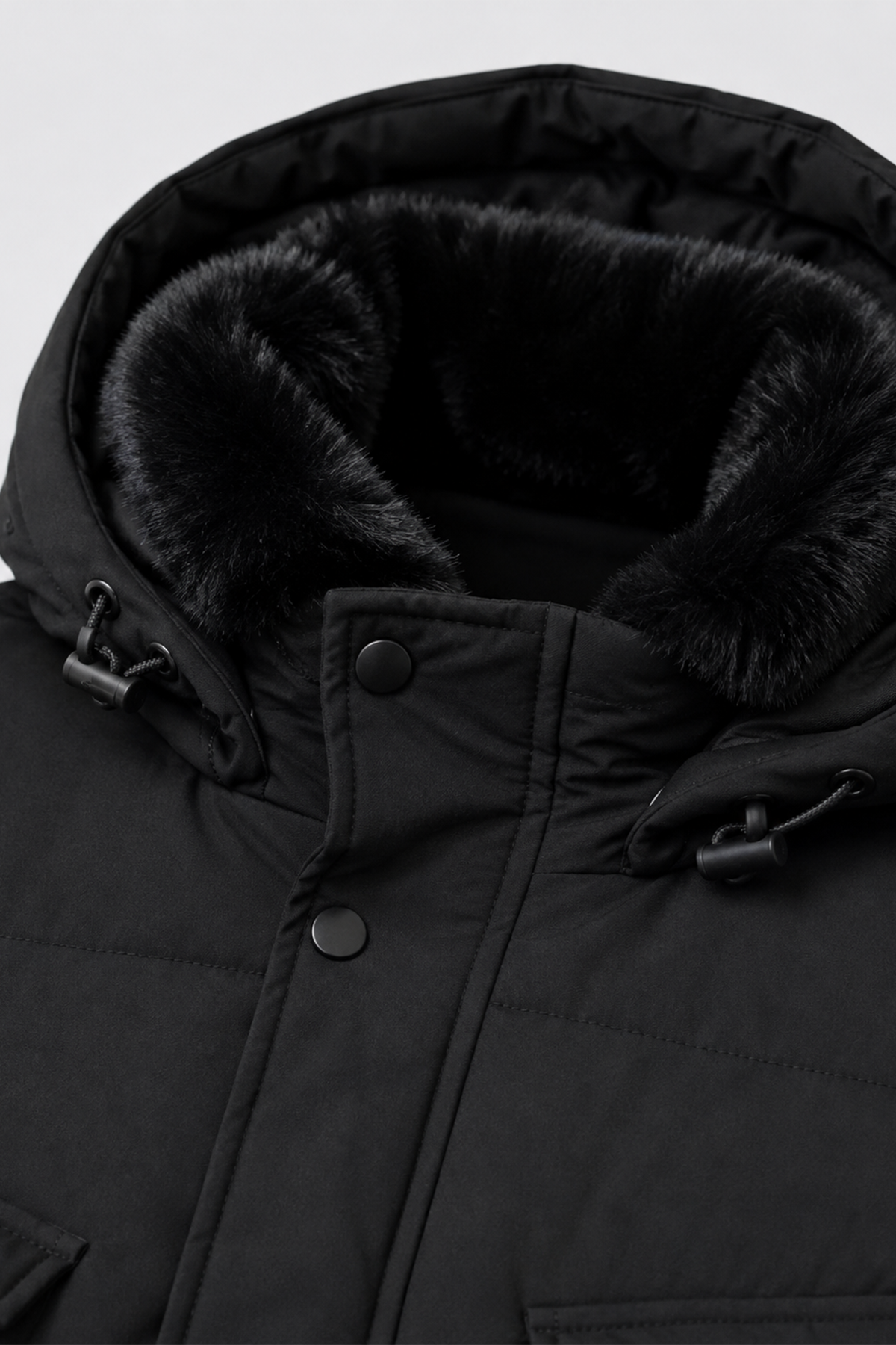 Parka Winterjacke Federico Schwarz