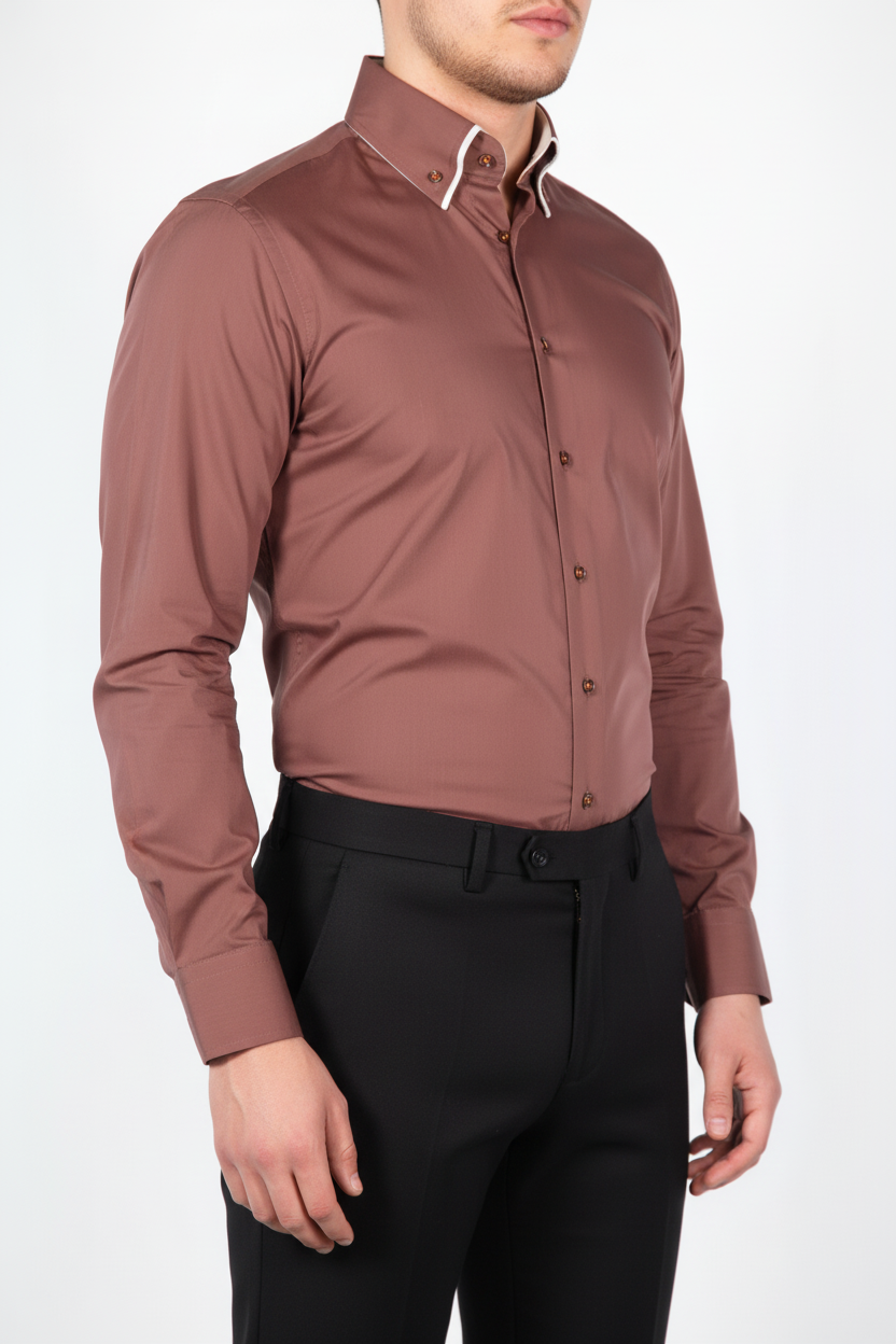 Overhemd Parla Bruin