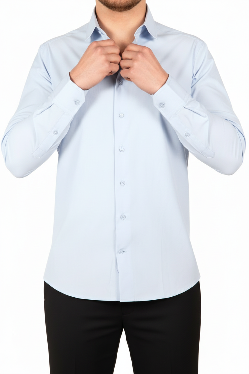 Overhemd Leira Licht Blauw