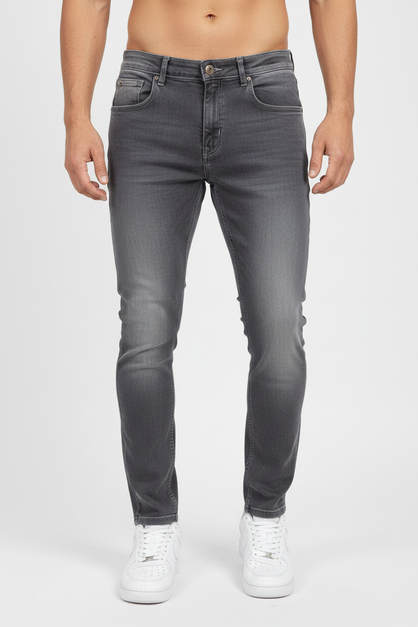 Lucca Slim Fit Jeans Antraciet
