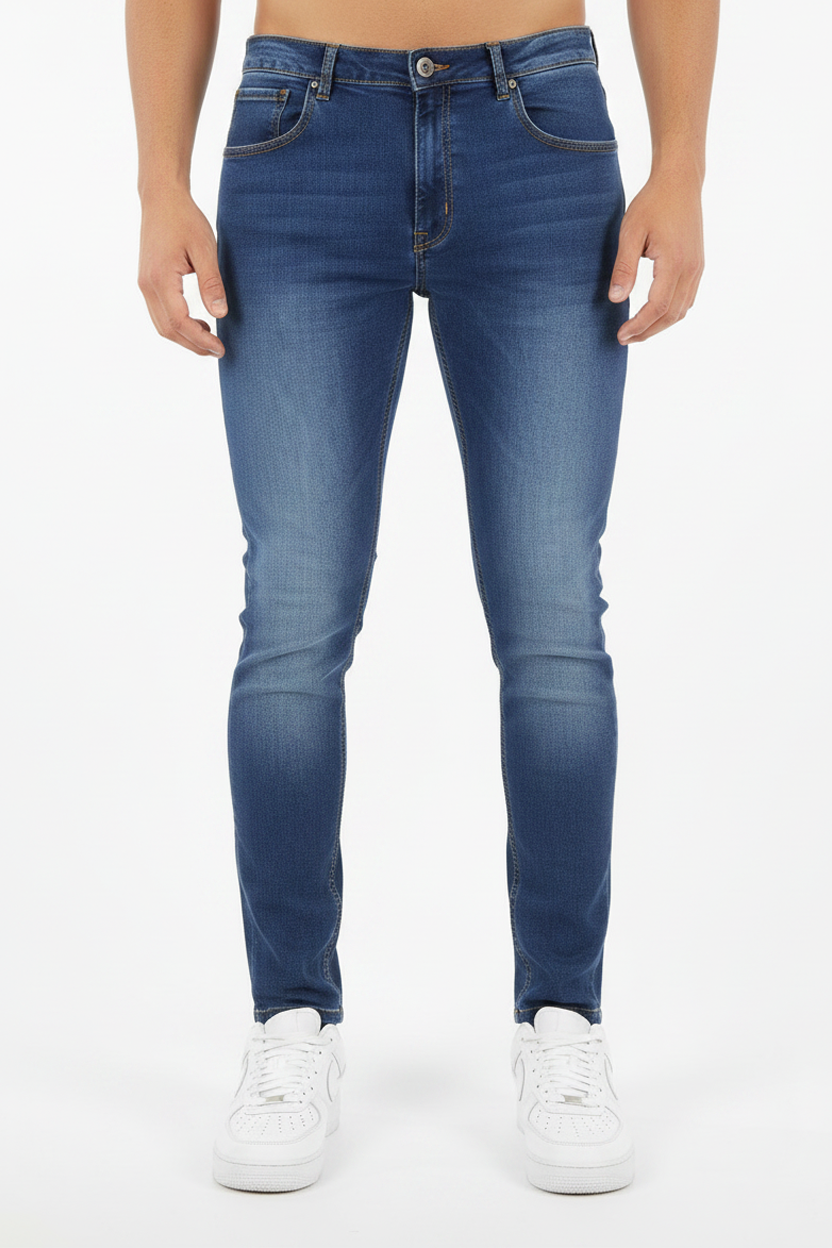 Vaqueros Lucca Slim Azul Marino