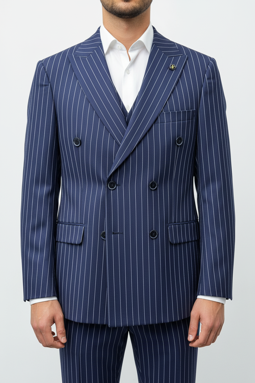 The Imperio Double Breasted Navy