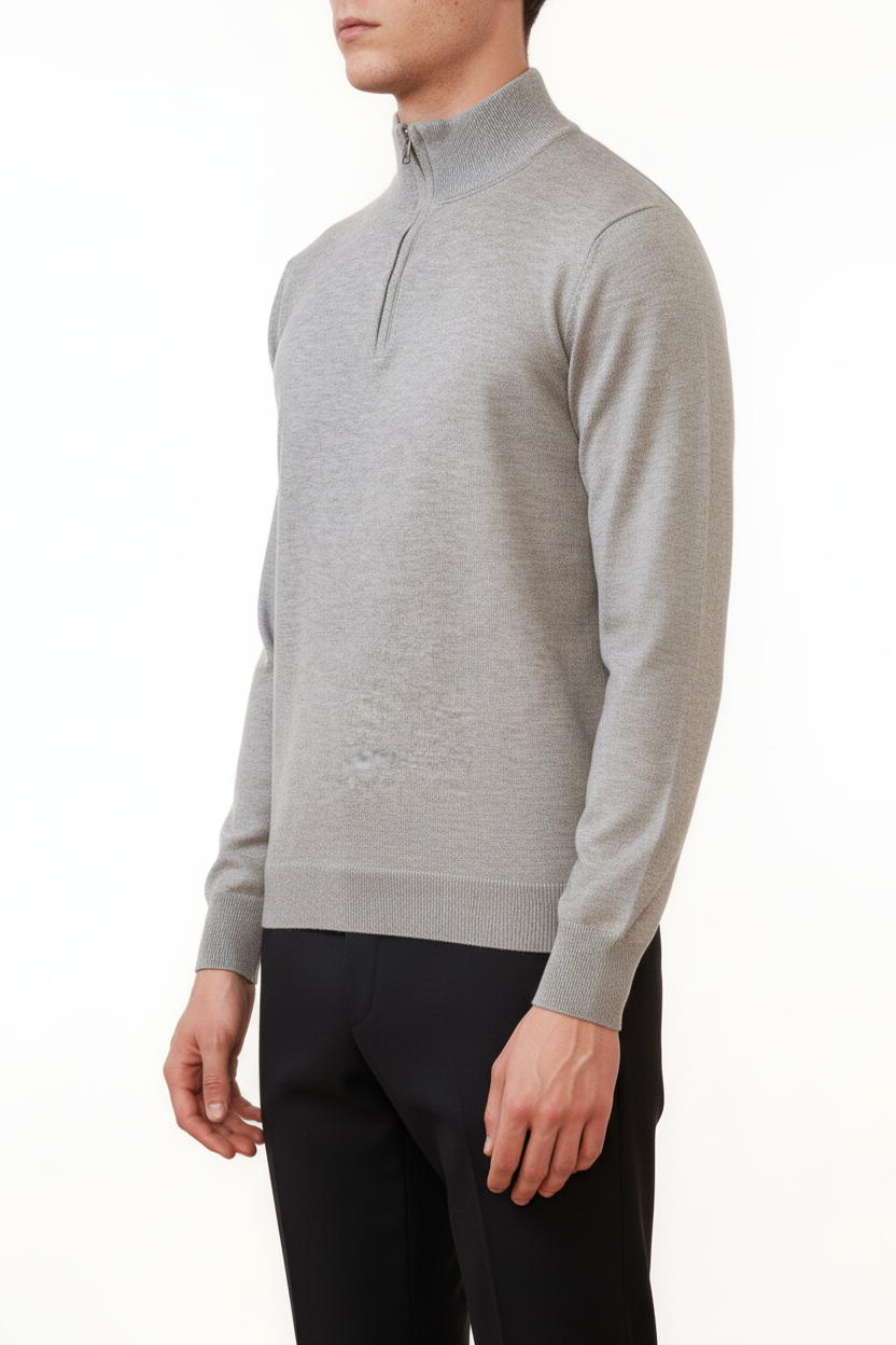 Valenci Halfzip Grijs