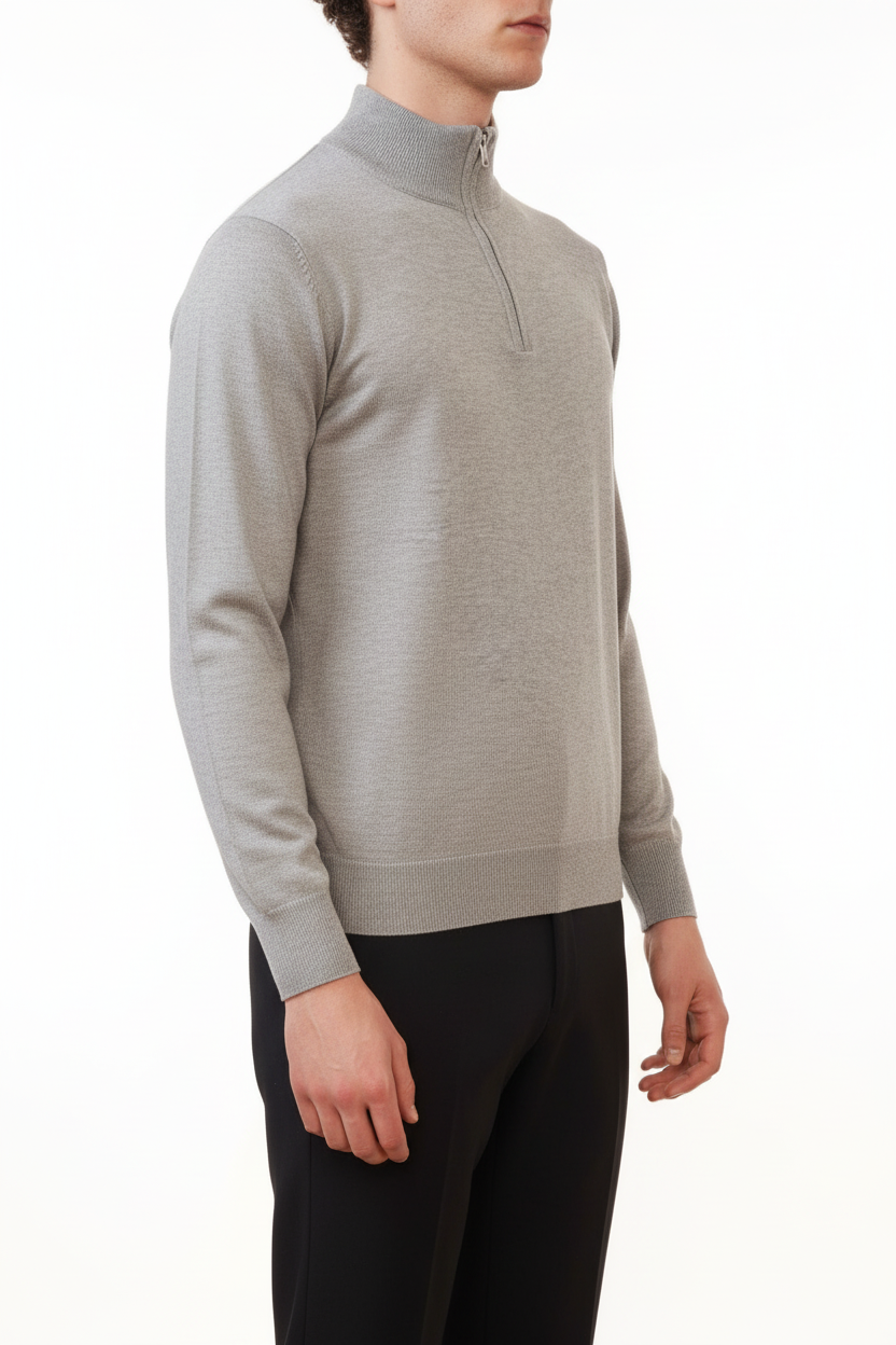 Valenci Halfzip Grijs
