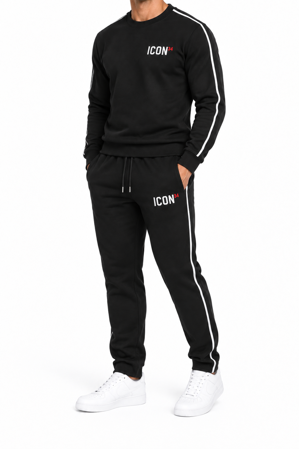 Conjunto de pistas ICON negro