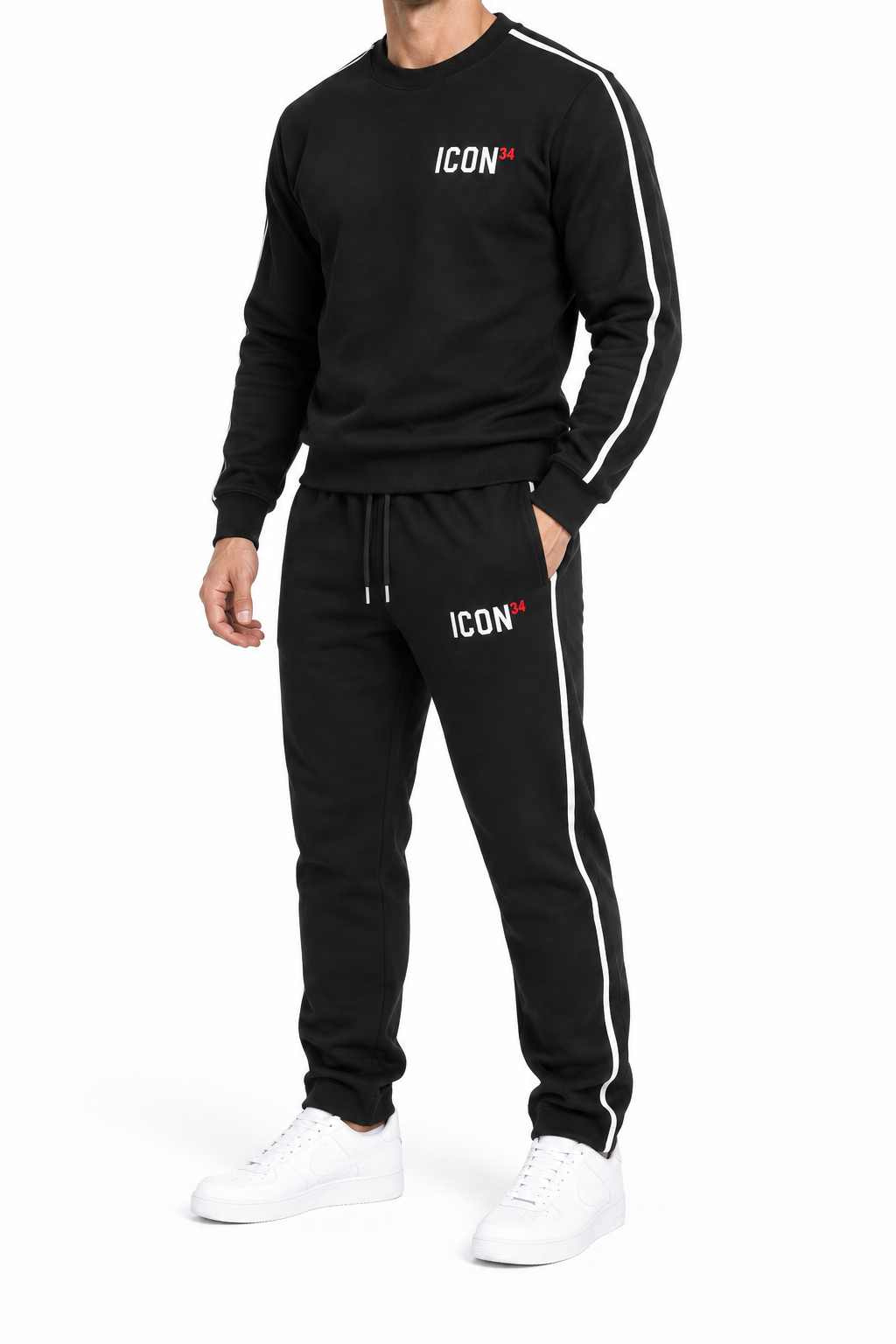 Conjunto de pistas ICON negro