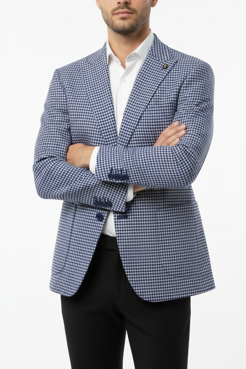 Blazer Homme Milano Bleu