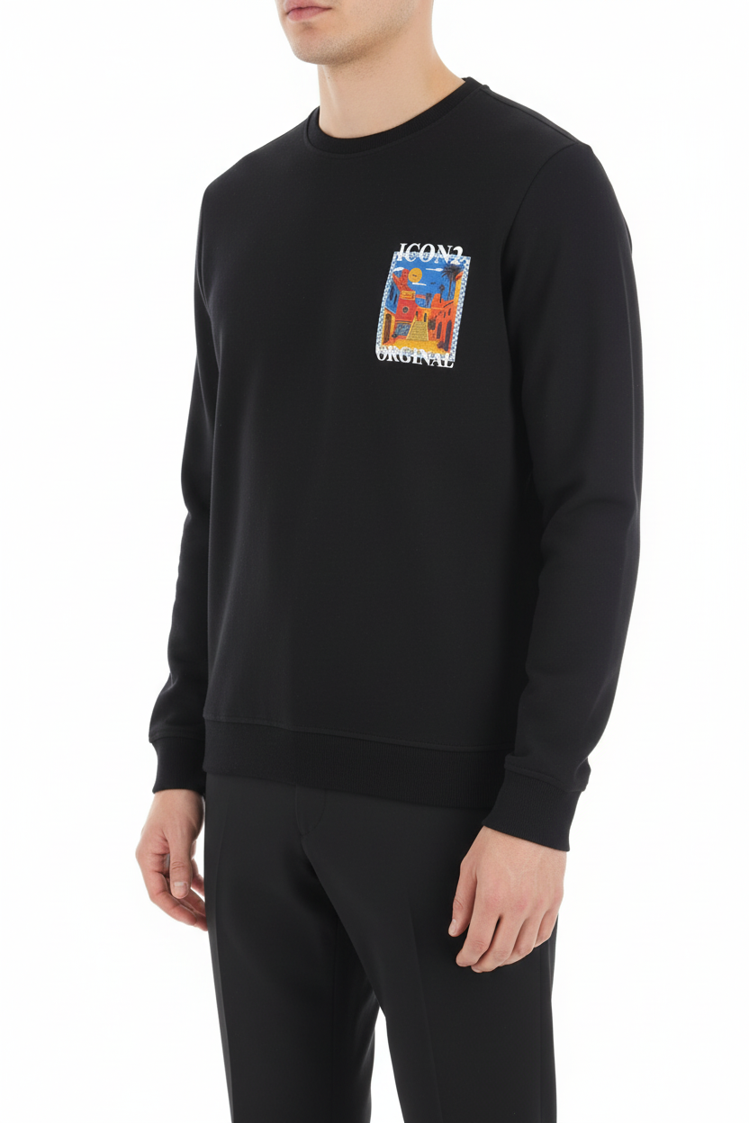 Valenci Icon2 Original Crewneck Zwart