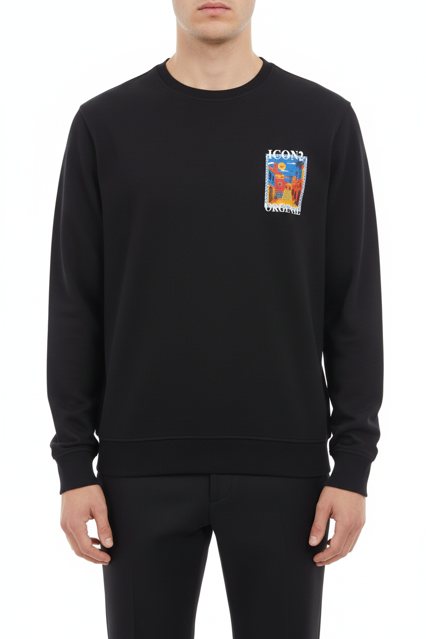 Valenci Icon2 Original Crewneck Zwart