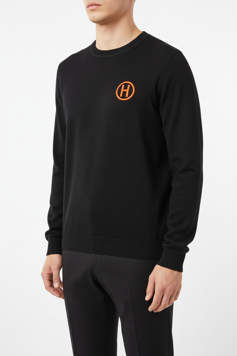 Valenci Heritage Crewneck Zwart