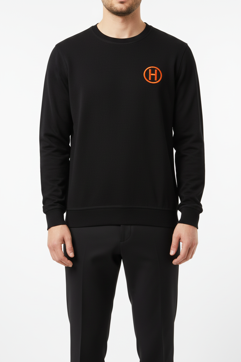 Valenci Heritage Crewneck Zwart