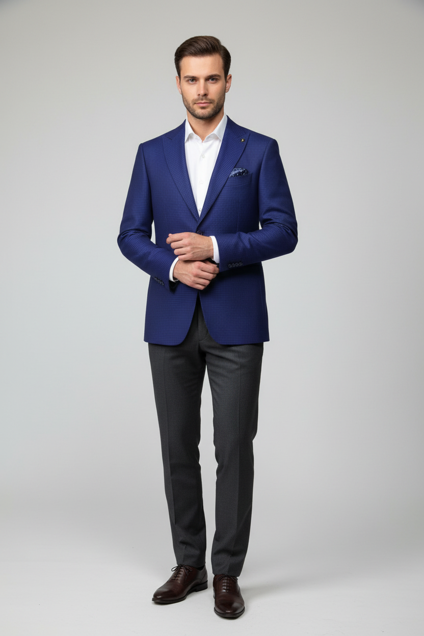 Heren Blazer Roma navy