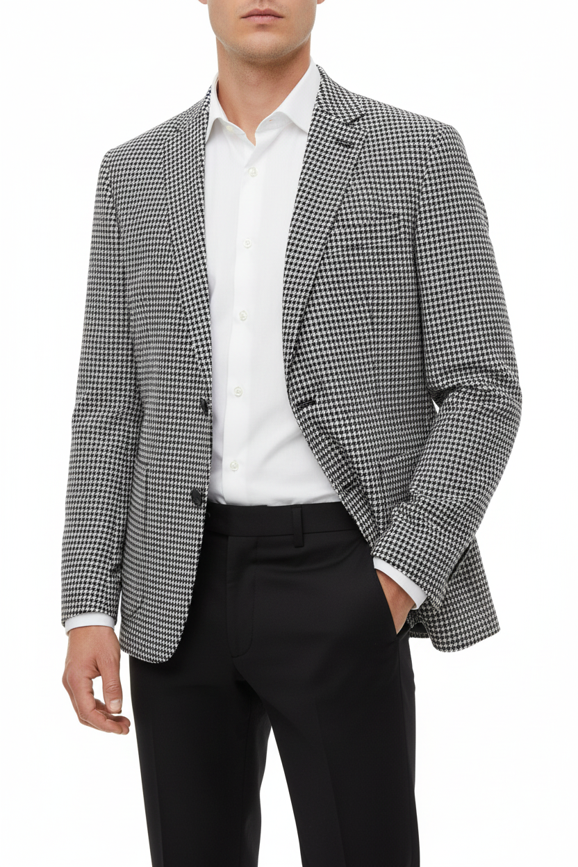 Heren Blazer Milano Grijs