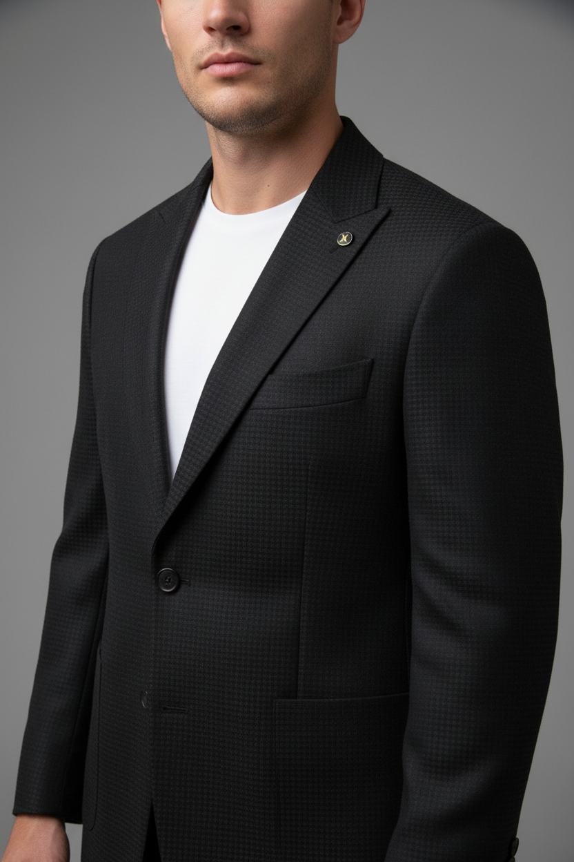 Blazer de hombre Roma negro