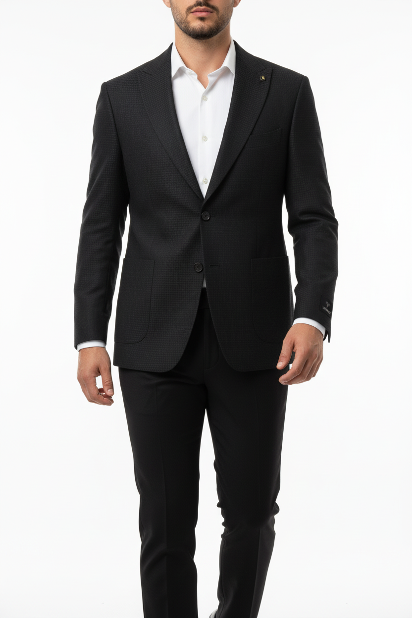 Blazer de hombre Roma negro