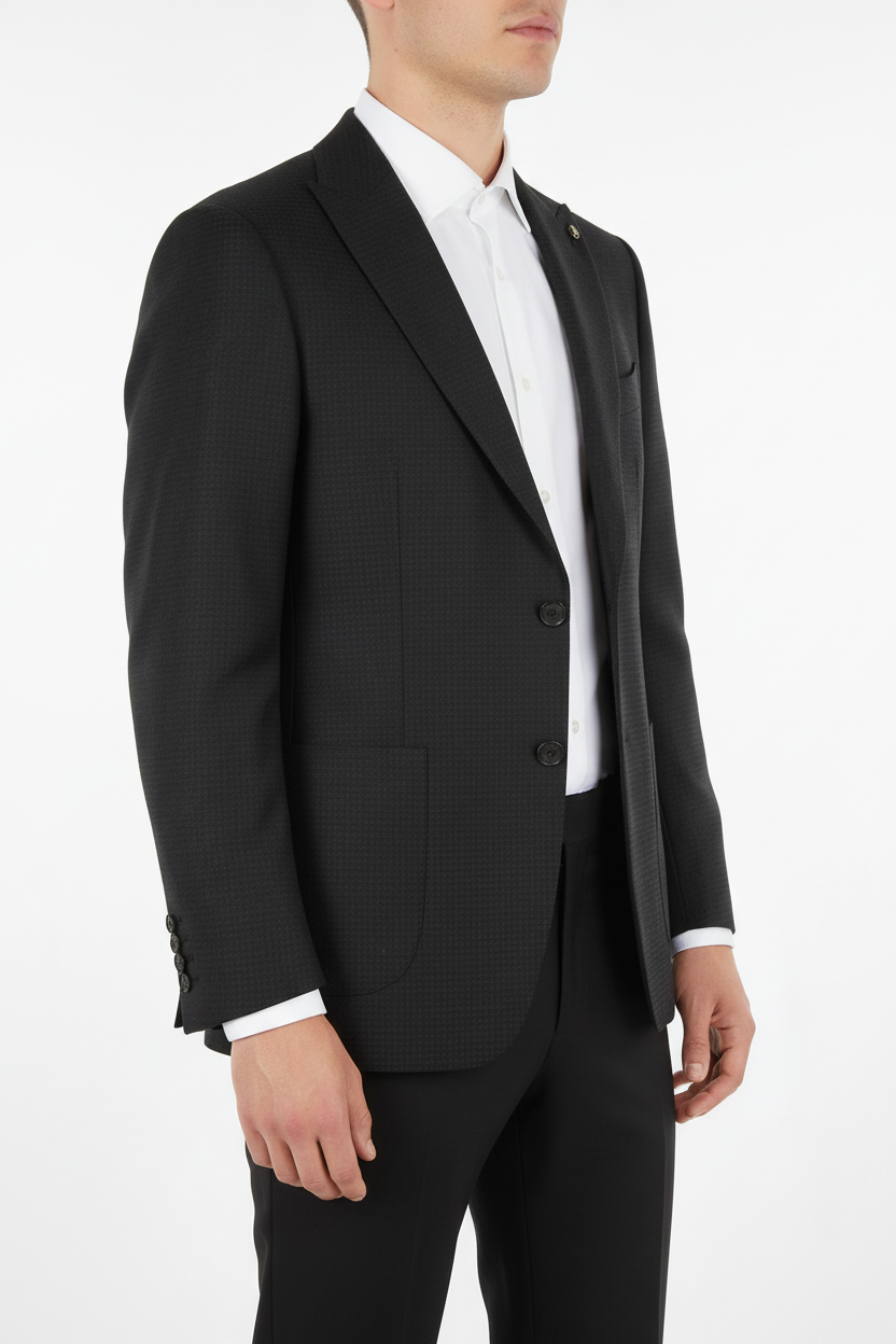 Heren Blazer Roma zwart