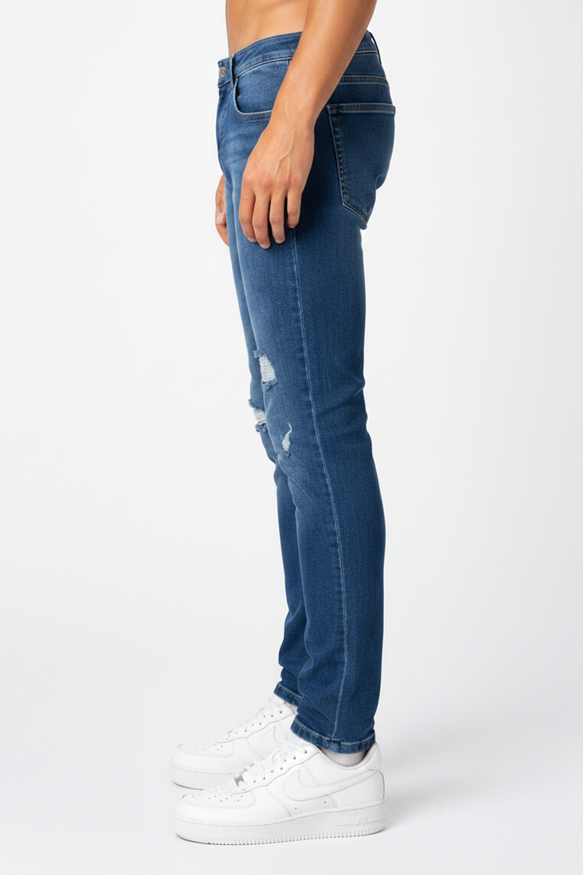 Essential Ripped Jeans Blue