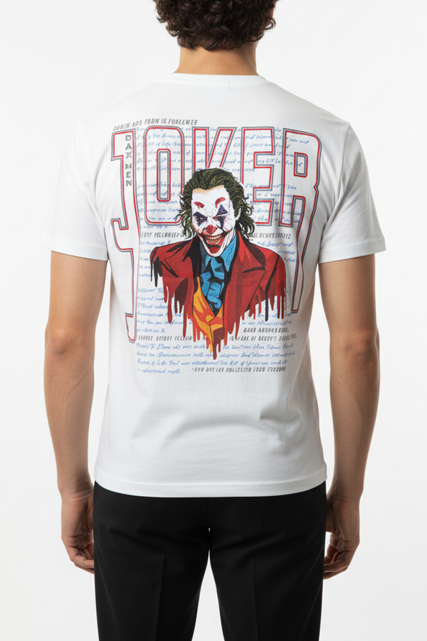 T-shirt Wit Joker