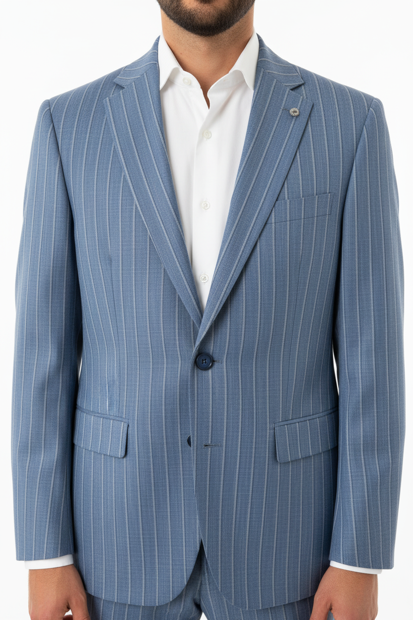 Siena Two-piece Suit Light Blue