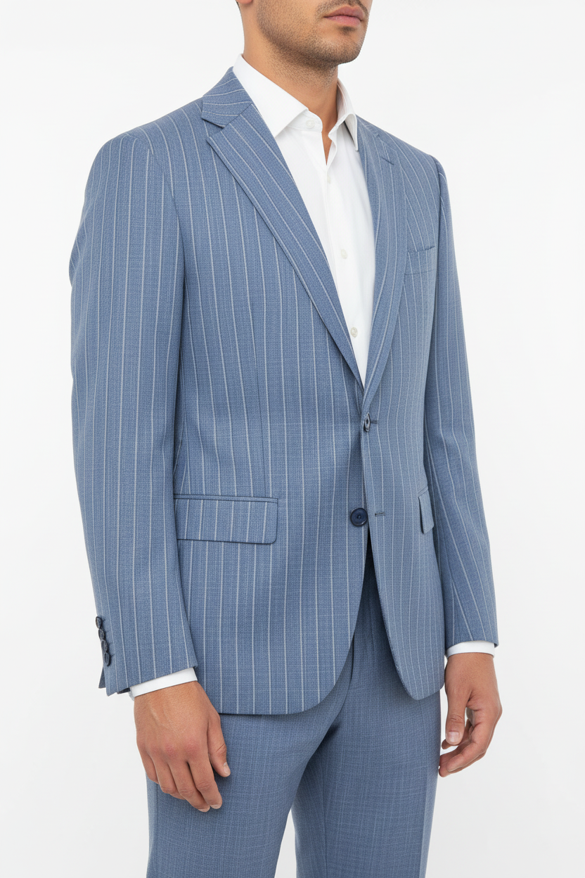 Siena Two-piece Suit Light Blue