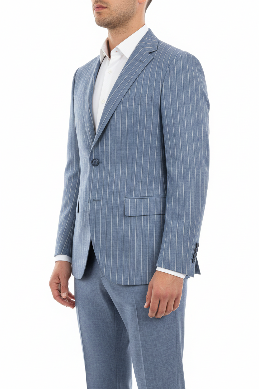 Siena Two-piece Suit Light Blue