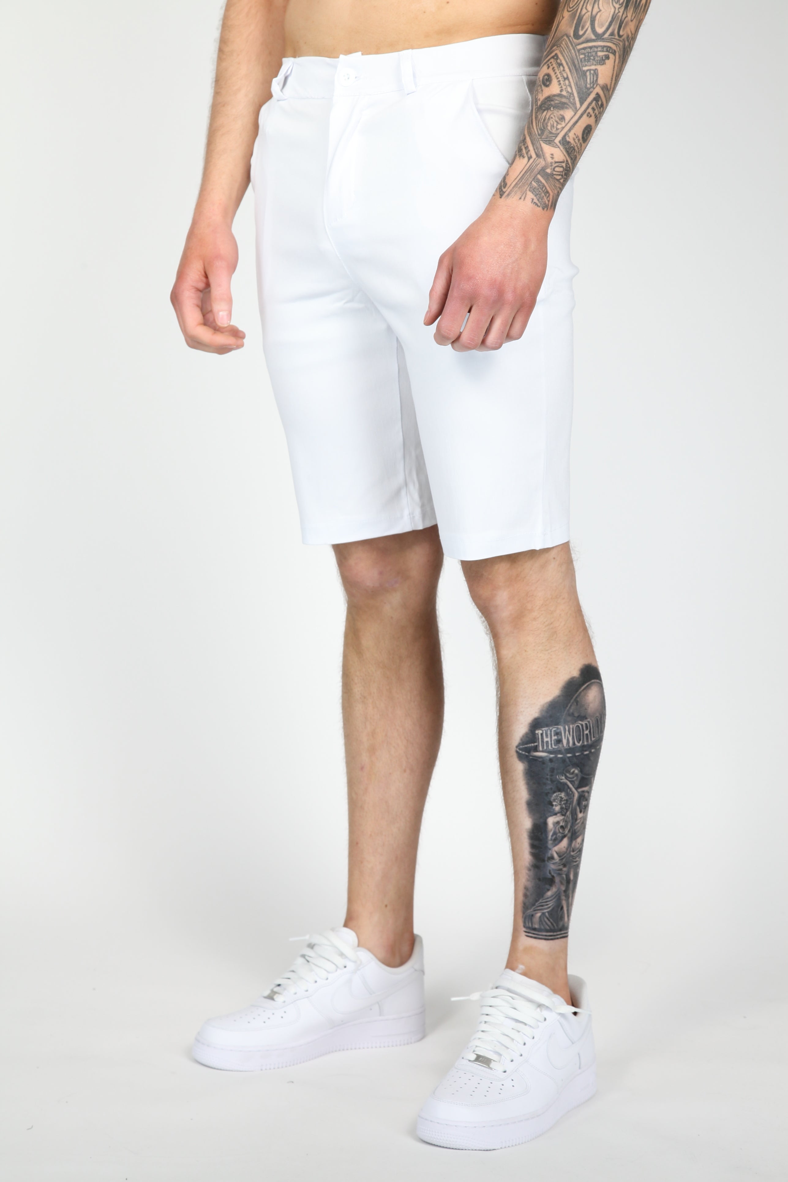 Korte Broek Chino Wit