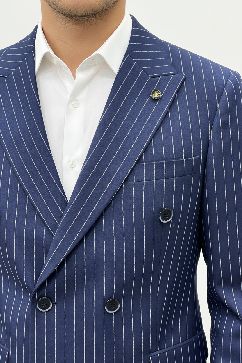 The Imperio Double Breasted Navy