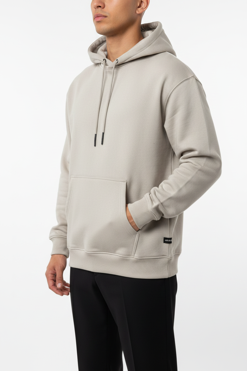 Felpa con cappuccio Arya grigio chiaro