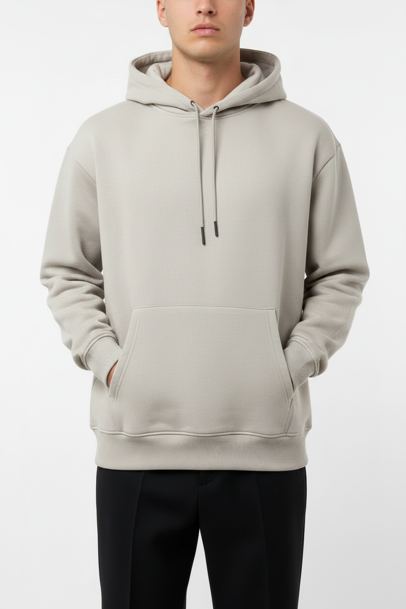 Felpa con cappuccio Arya grigio chiaro