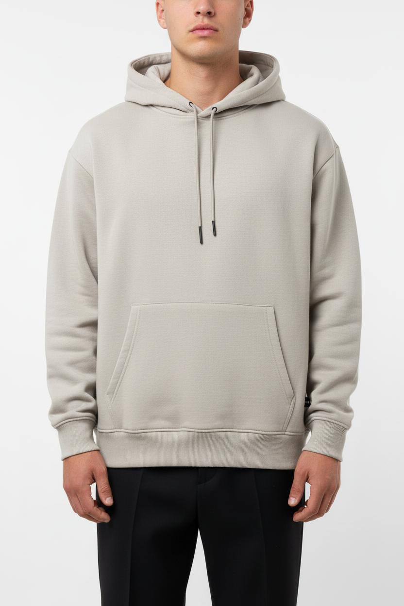 Felpa con cappuccio Arya grigio chiaro