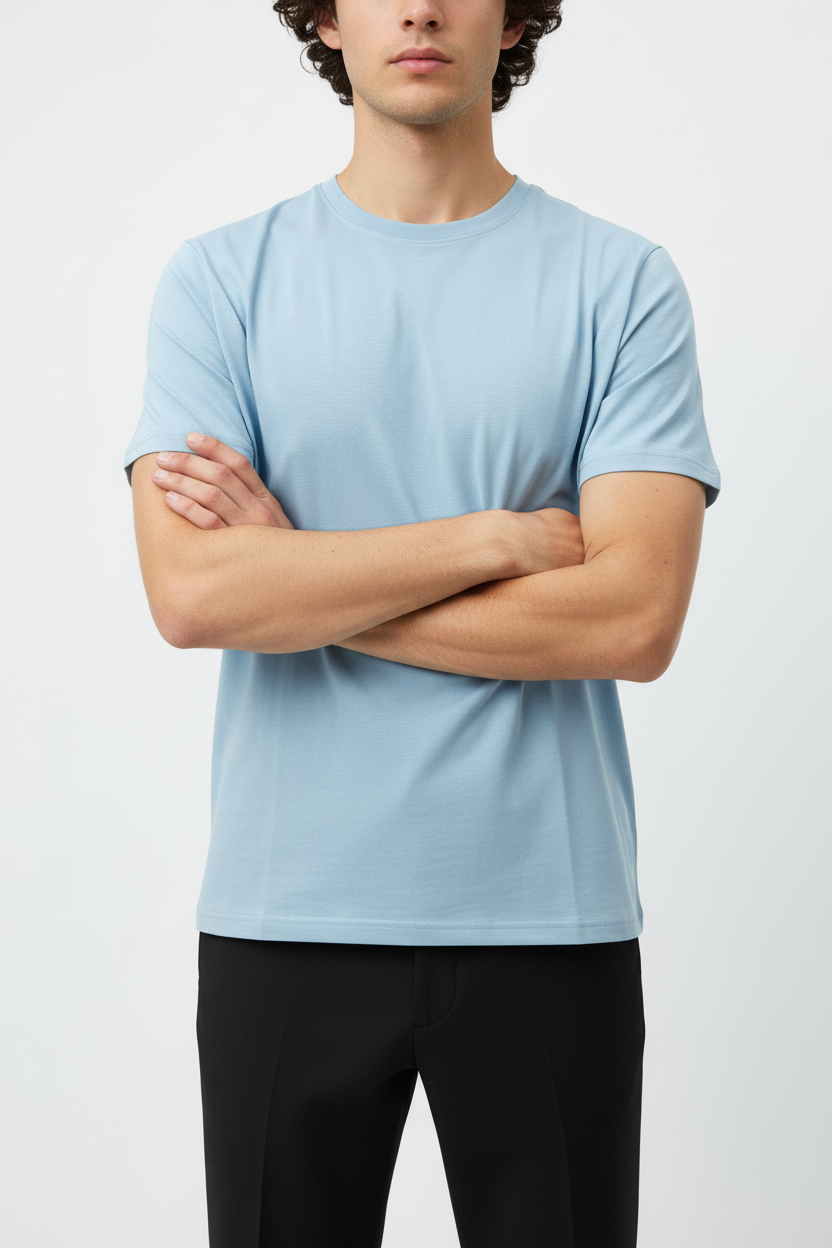 Licht Blauwe T-shirt