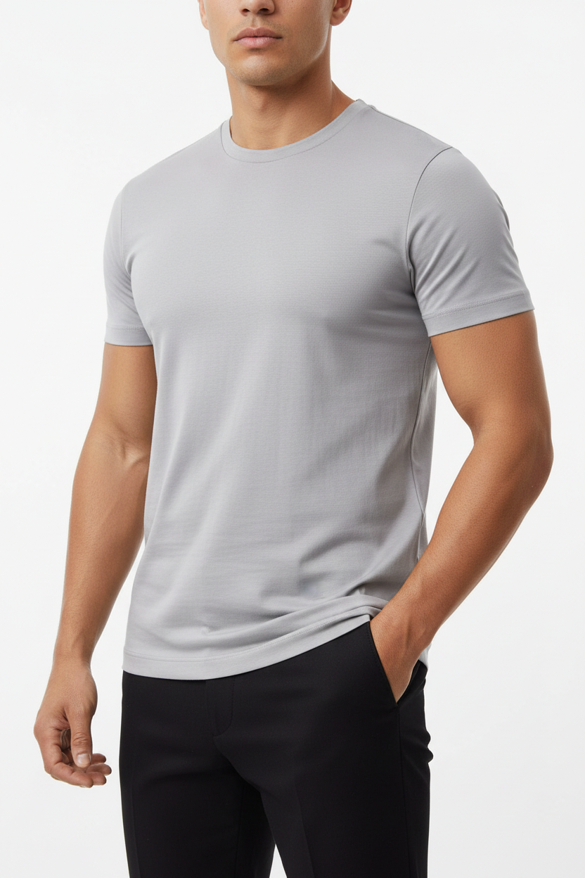 Santo Gloss T-Shirt Light Gray