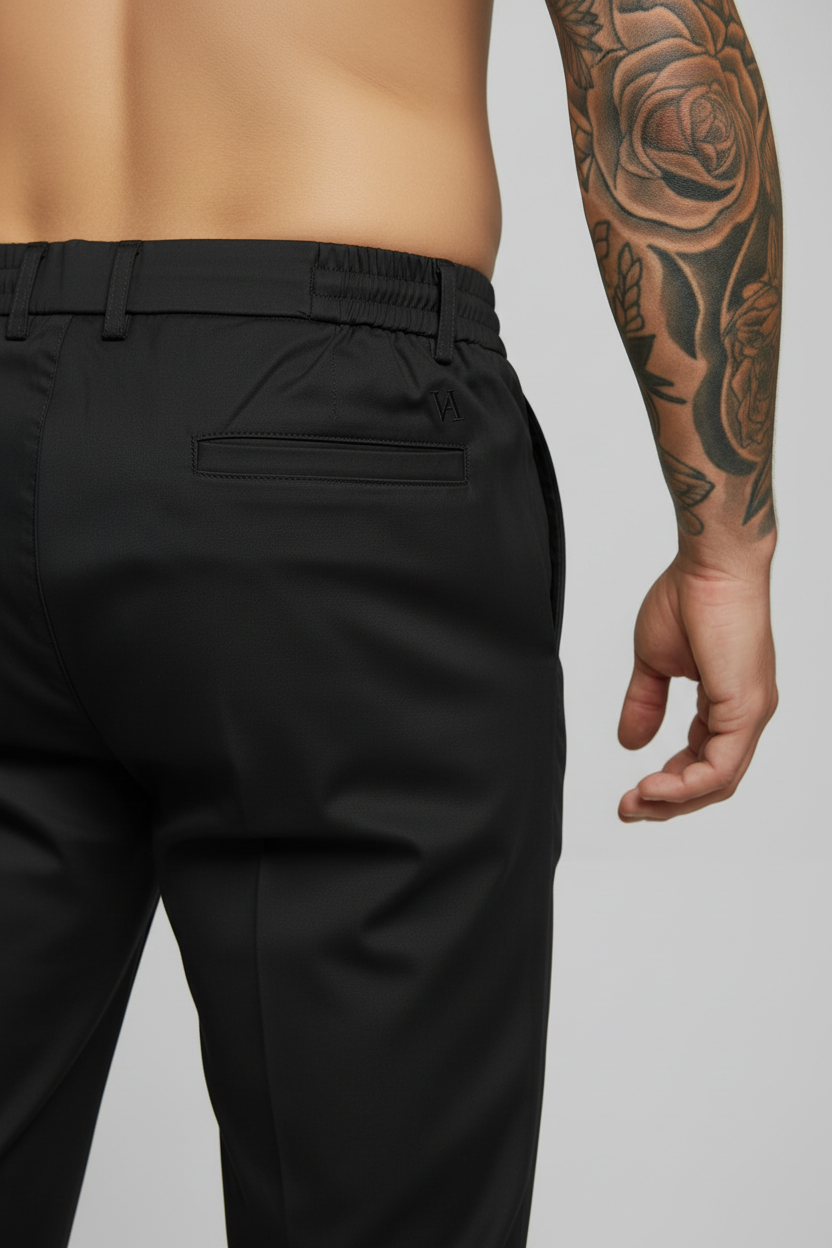 The Milano Chino Zwart