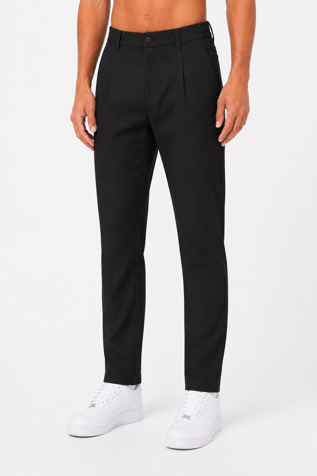 Milano Chino Regular Fit Zwart